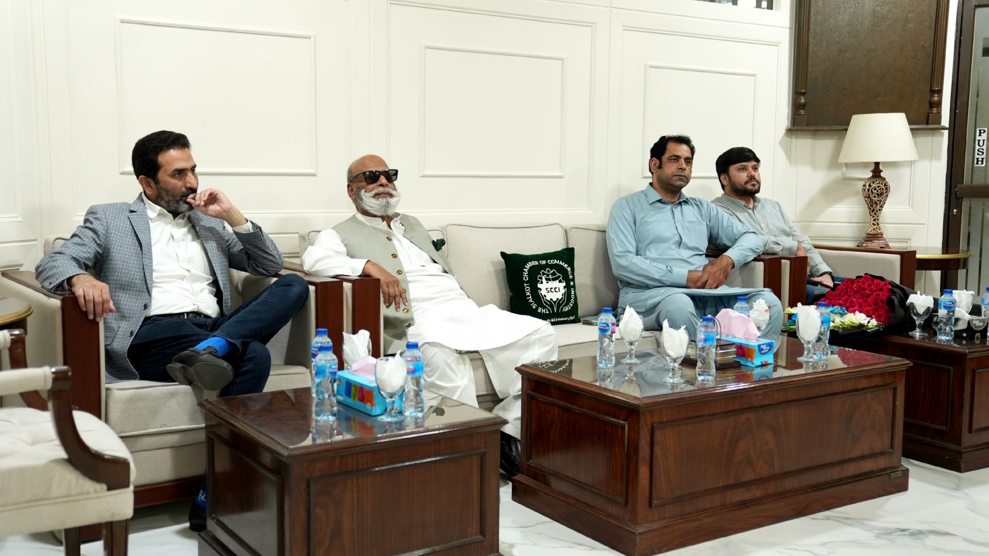 CEO ApneLinks meeting with President Sialkot Chamber of Commerece along with Mr. Kunwar Qutub ud din Khan